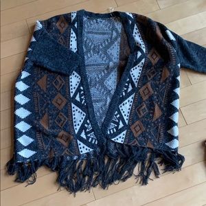 Patterned cardigan